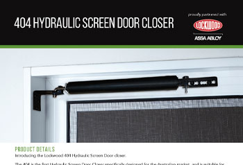 404 Hydraulic Screen Door Closer
