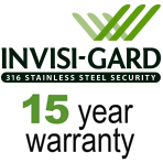 INVISI-GARD 15 Year Warranty