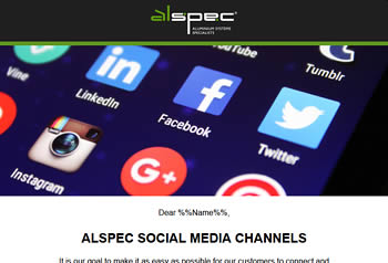 Alspec eNewsletter