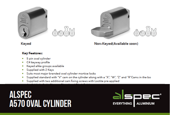 ALSPEC A570 Oval Cylinder