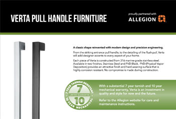 Verta Pull Handle Furniture
