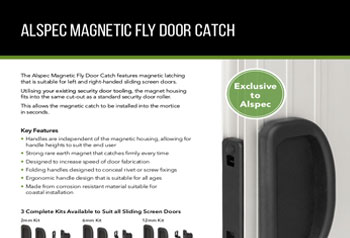 Alspec Magnetic Fly Door Catch
