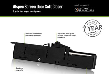 Alspec Screen Door Soft Closer