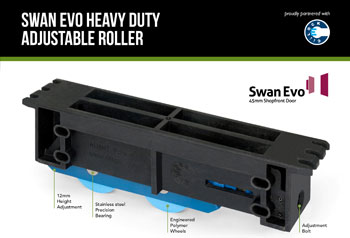 Swan Evo Heavy Duty Adjustable Roller