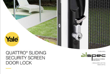 Yale Quattro Sliding Security Screen Door Lock