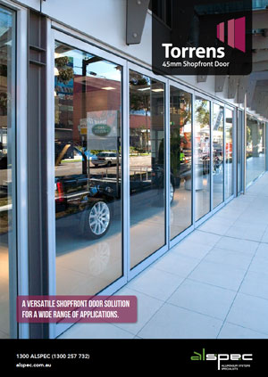 Torrens 45mm Commercial Shopfront Door