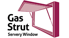 Gas Strut Servery Window