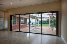 Sliding doors bring a breath of fresh air to this older Adelaide home
